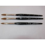 Set pensule profesionale pentru Acryl din par natural 01 Accesorii acril